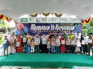 Lazisnu Jatirogo membagi Kebahagian Bersama Anak Yatim