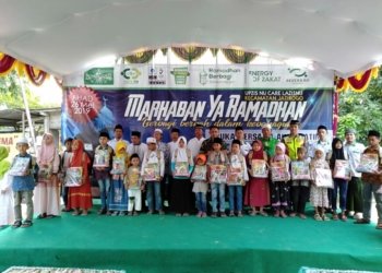 Lazisnu Jatirogo membagi Kebahagian Bersama Anak Yatim