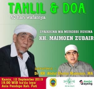 Kaderisasi Ulama Pasca KH Maimun Zubair