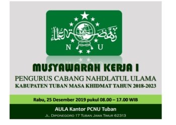 Implementasi Program Stategis NU, PCNU Tuban Gelar Musyawarah Kerja