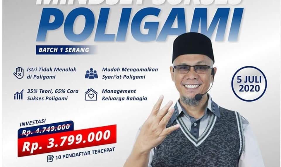 Workshop Poligami, Kapitalisasi Syahwat Berkedok Agama