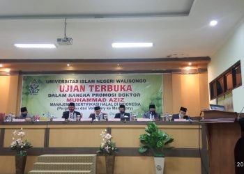 Teliti tentang Sertifikasi Halal, Kepala LPPM IAI Al-Hikmah Tuban Raih Gelar Doktor
