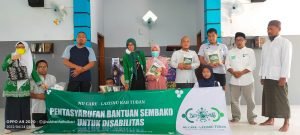 Ikatan Tunanetra Muslim Indonesia (ITMI) Jawa Timur Kolaborasi Bersama Lazisnu Tuban