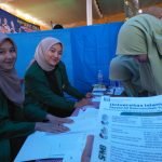 Stan UIN Tulungagung di EduFair Kabupaten Tuban Ramai Dikunjungi Siswa