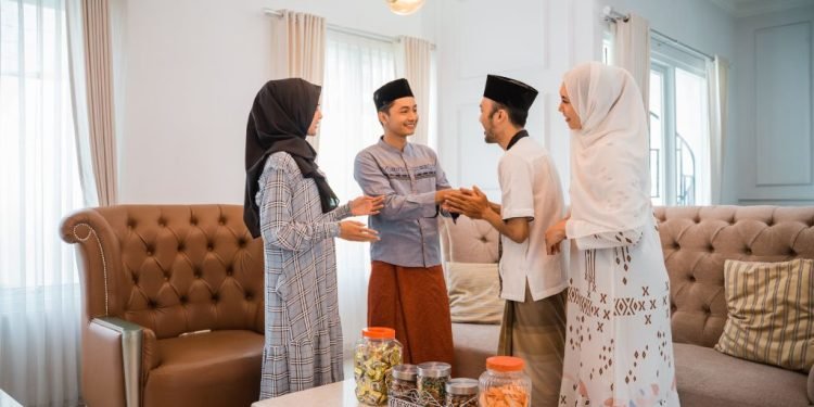 Ilustrasi Silaturahmi (canva)