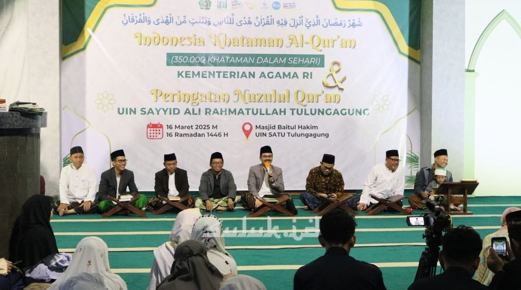 UIN SATU Tulungagung Semarakkan Indonesia Khataman Qur’an Kemenag 350.000