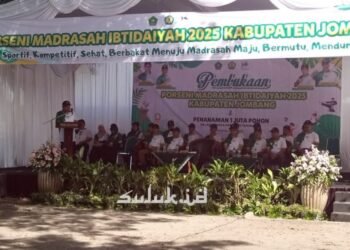 Wakil Bupati Jombang Buka Porseni Jenjang MI
