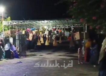 Serunya Takbir Keliling Warga NU Desa Brambang, Ramai dan Bonus Hadiah