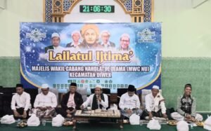 Rutinan Lailatul Ijtima’ MWCNU Diwek Kaji Makna Kemerdekaan