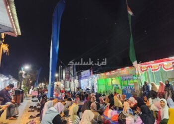 Guyub Rukun Warga Dusun Tegalsari Kampung Inggris Peringati Malam Kemerdekaan