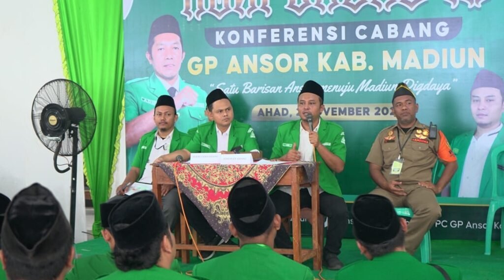 Ali Makhrus Pimpin PC GP Ansor Kabupaten Madiun 2025-2029, Usung Semangat NGAJI