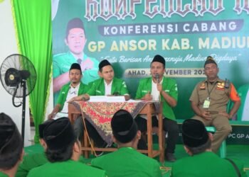 Ali Makhrus Pimpin PC GP Ansor Kabupaten Madiun 2025-2029, Usung Semangat NGAJI