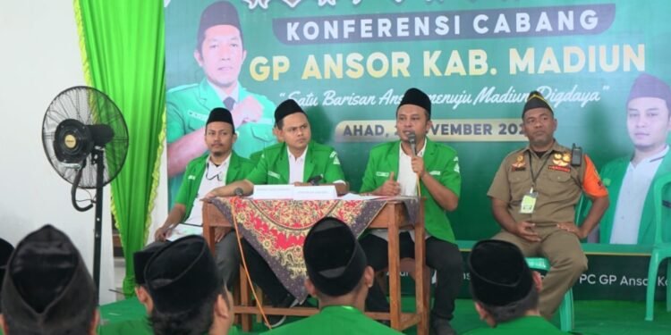 Ali Makhrus Pimpin PC GP Ansor Kabupaten Madiun 2025-2029, Usung Semangat NGAJI
