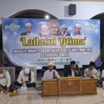Hujan Deras, Warga Nahdliyin Diwek Tak Surut Hadiri Lailatul Ijtima’
